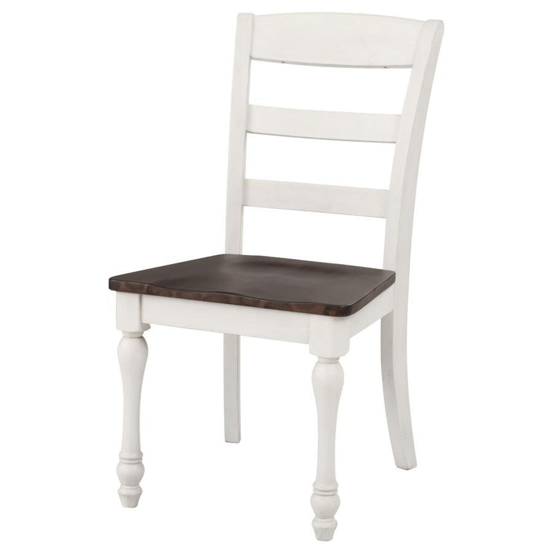 Madelyn - Wood Dining Side Chair (Set of 2) - Coastal White