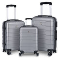 Luggage Suitcase 3 Piece Sets Hardside Carry-On Luggage With Spinner Wheels 20" / 24" / 28"