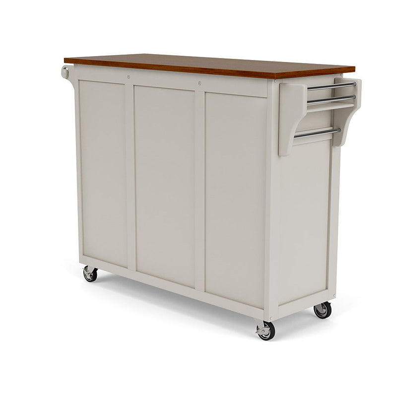 Create-A-Cart - Kitchen Cart With Wood Top