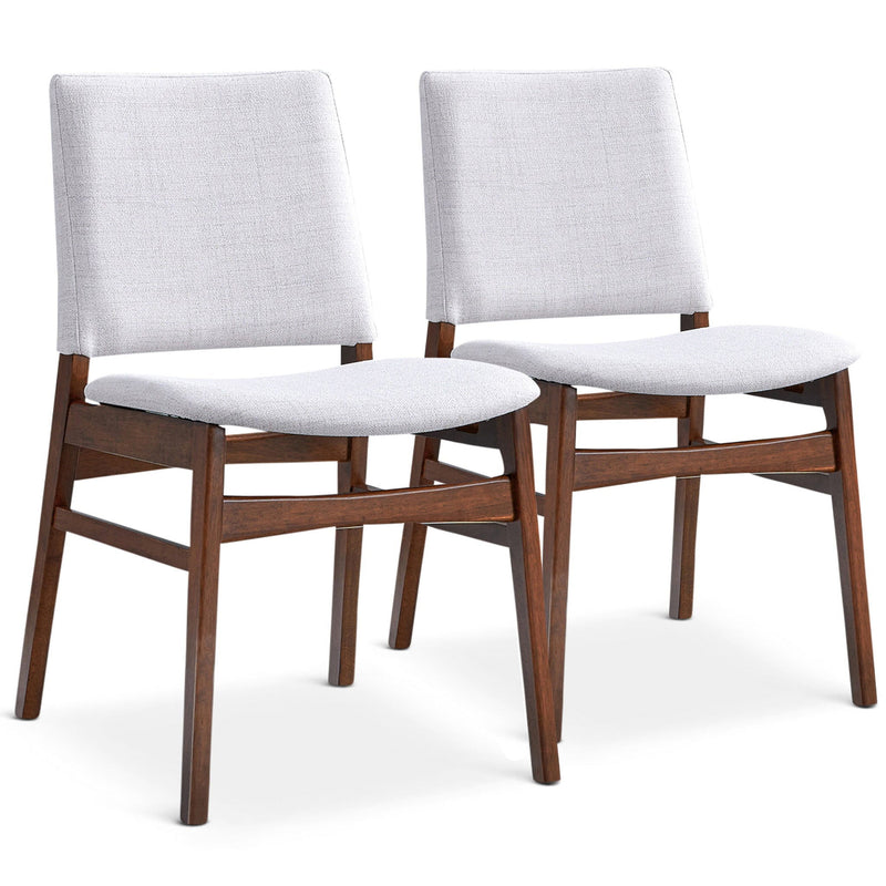 Gusto - Dining Chair (Set of 2) - Brown / Light Gray