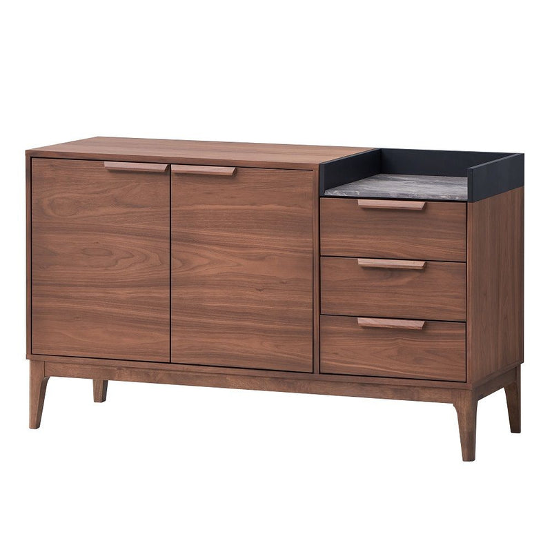 Bevis - Server - Green & Walnut