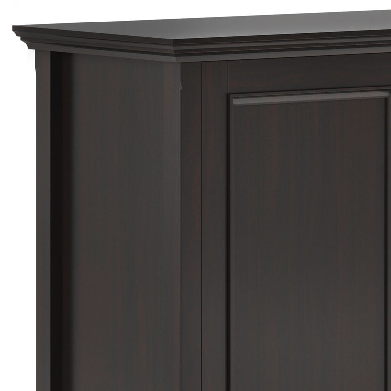 Amherst - Wide 3 Door Storage Cabinet - Hickory Brown