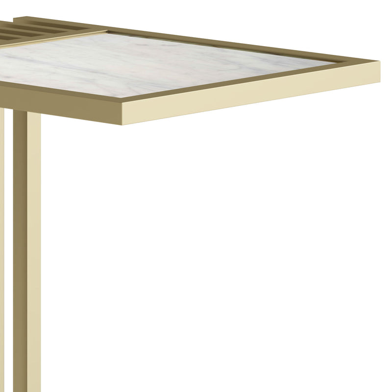 Dorval - Marble C Table - Gold