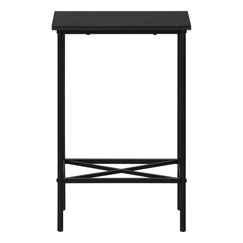 Accent Side Table, Narrow, Small, 2 Tier, Contemporary & Modern