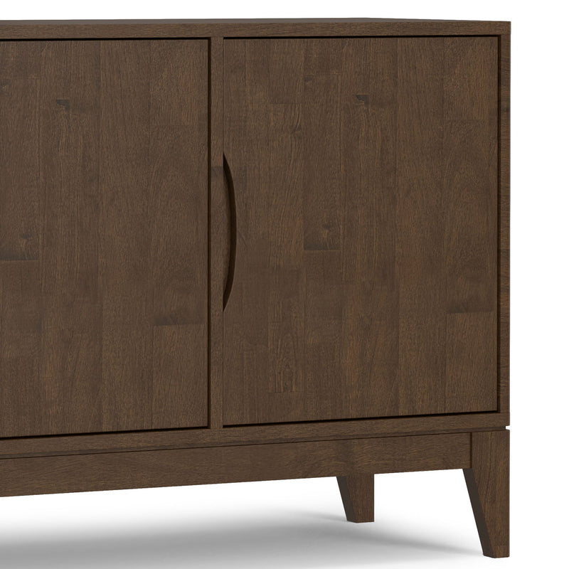 Harper - 3 Door Sideboard Buffet / Storage Cabinet - Walnut Brown