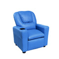 Marisa - PU Leather Kids Recliner Chair With Cupholder