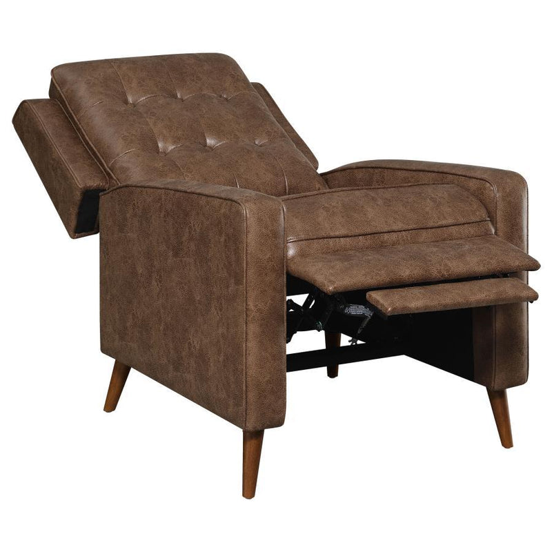 Davidson - Upholstered Tufted Push Back Recliner