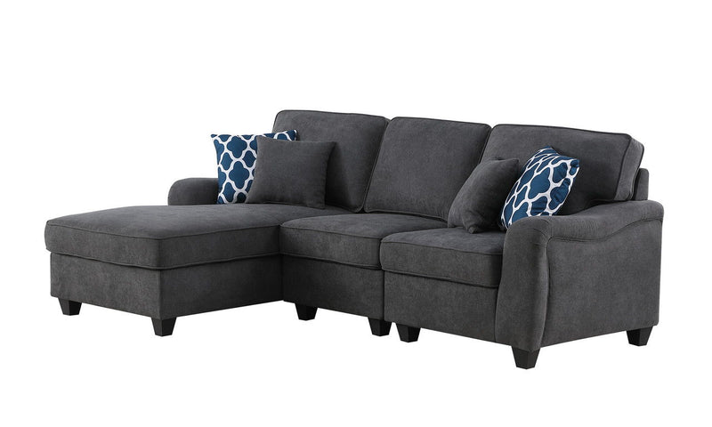 Leo - Linen Sectional Sofa