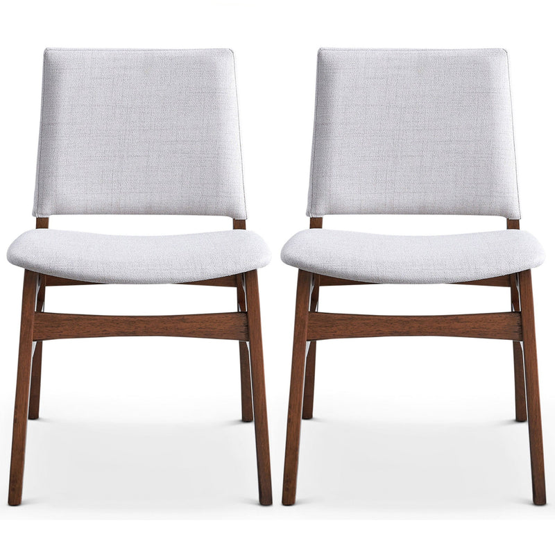 Gusto - Dining Chair (Set of 2) - Brown / Light Gray