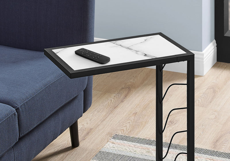 Accent Table, C - Shaped, Contemporary & Modern Convenient Design