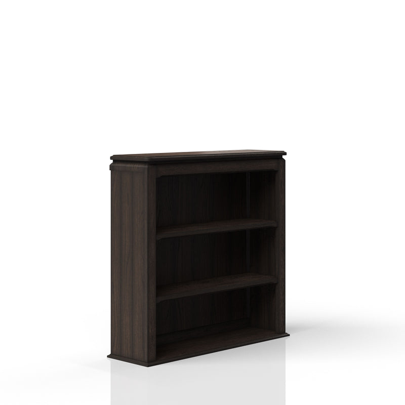 Two Shelf Bookcase Hutch - Chocolate