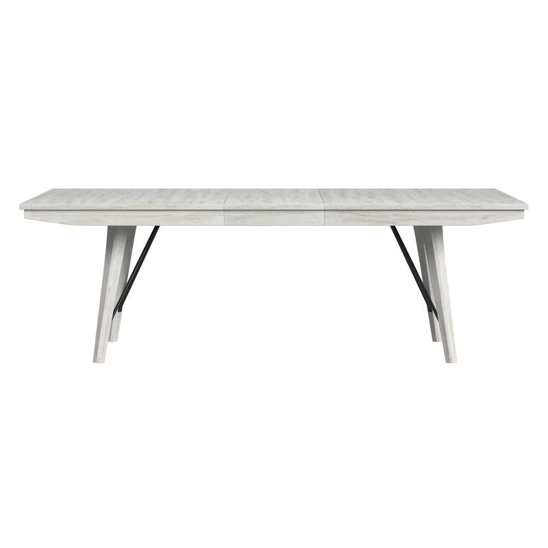 Rogen Rustic - Dining Table With 18" Leaf - Rustic White