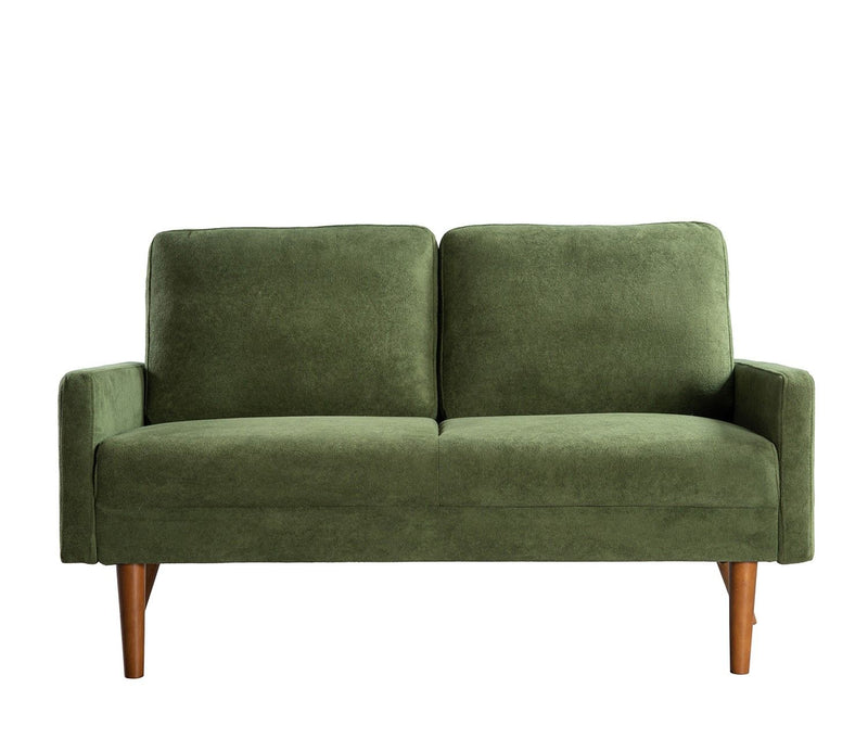 Loveseat Sofa, European Style With Sleek Design, Modern & Vintage Flair, Upholstered 2 Seater Couch