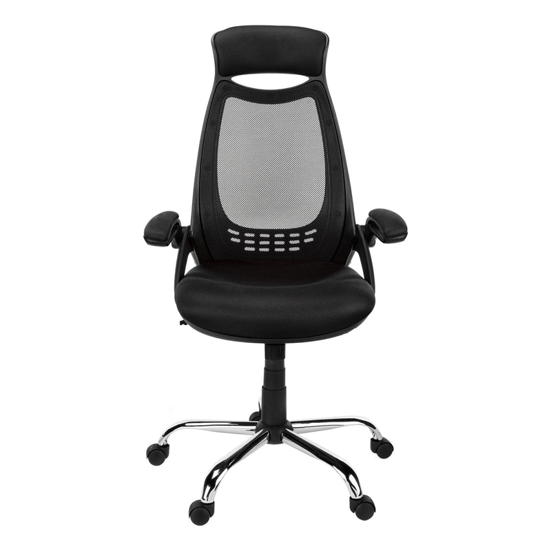 Office Chair, Adjustable Height, Swivel, Ergonomic, Armrests, Contemporary & Modern