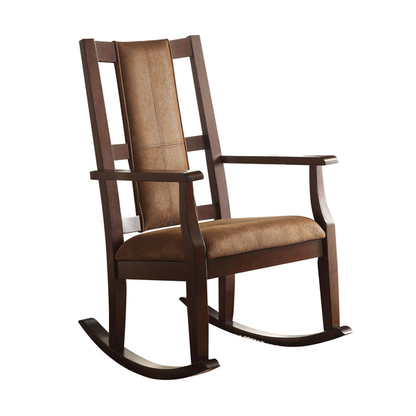 Butsea - Rocking Chair - Brown / Espresso