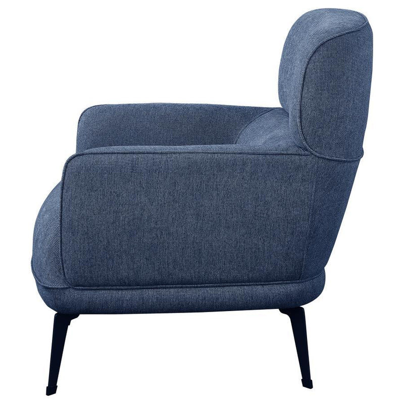 Andrea - Upholstered Crecent Arm Accent Chair