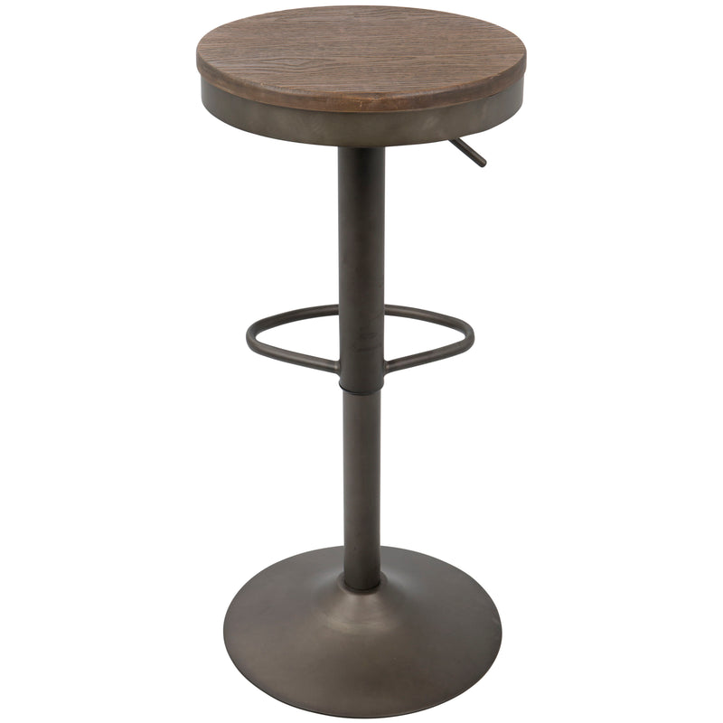 Dakota - Industrial Design Adjustable Barstool (Set of 2)