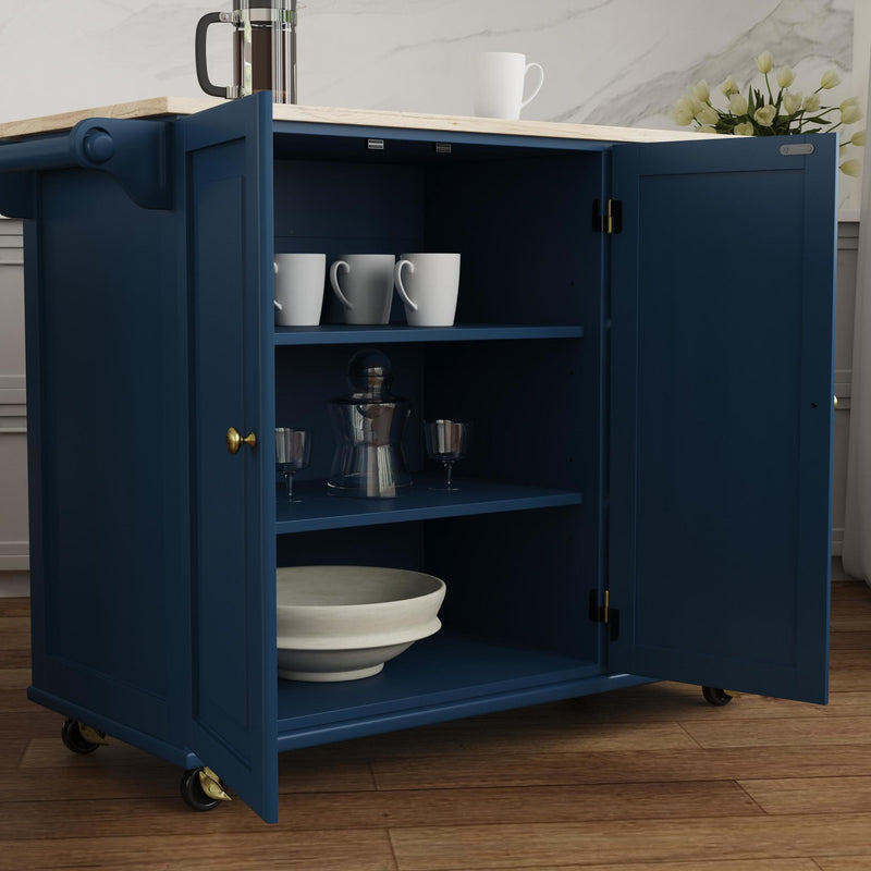 Dolly Madison - Drop Leaf Kitchen Cart