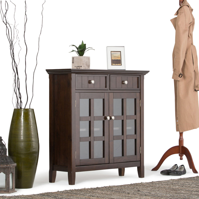 Acadian - Entryway Storage Cabinet - Brunette Brown