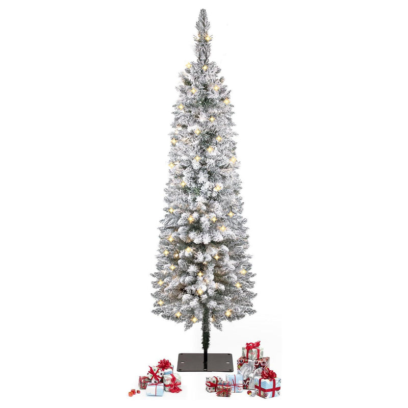 Christmas Trees With Warm White Lights Ideal For Holiday Decorations, Includes Original Base