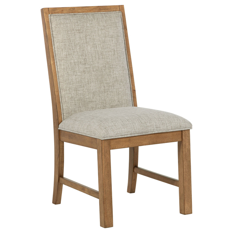 Bruner - Upholstered Dining Side Chair (Set of 2) - Brown