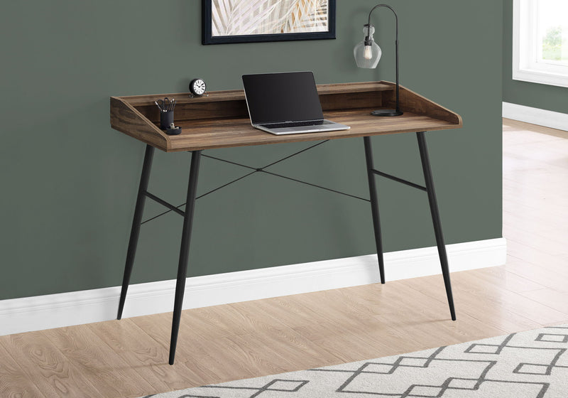 Computer Desk For Home Office, Sturdy Construction, Storage Shelves