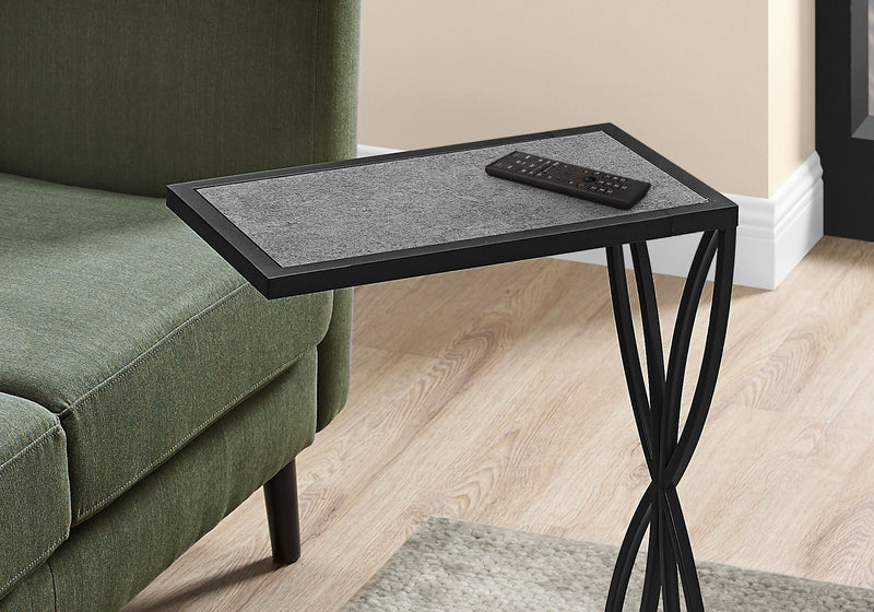 Accent Table C - Shaped, Modern - Gray