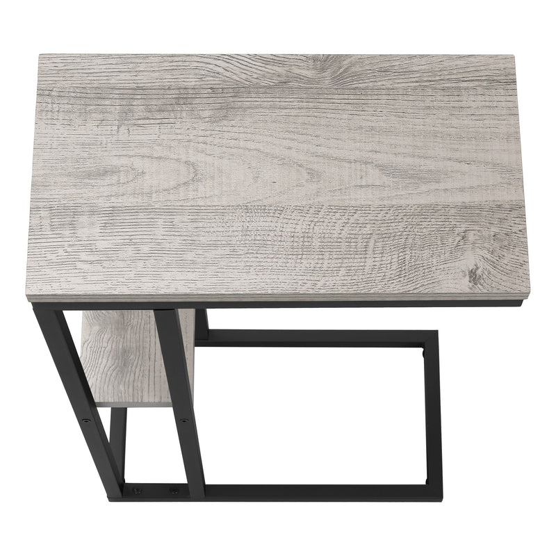 Accent Table, C - Shaped, Marble Look Contemporary & Modern Convenient Design