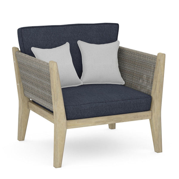 Cayman - Outdoor Conversation Chair - Slate Gray