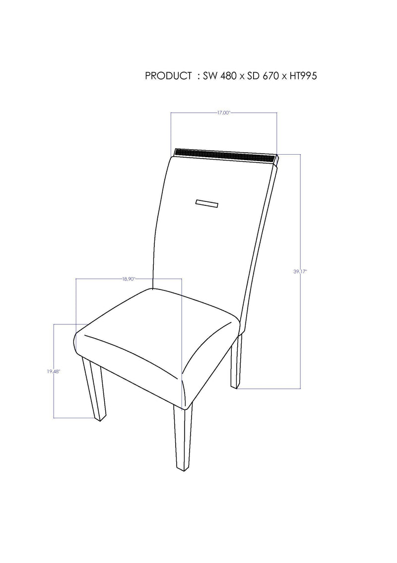 Ariya - Dining Chair - Dark Gray