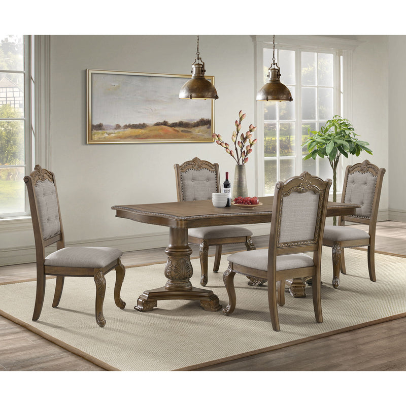 Madison Park - Dining Side Chair (Set of 2) - Walnut / Beige