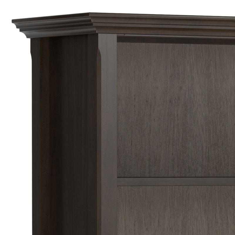 Amherst - Transitional 5 Shelf Bookcase - Brown