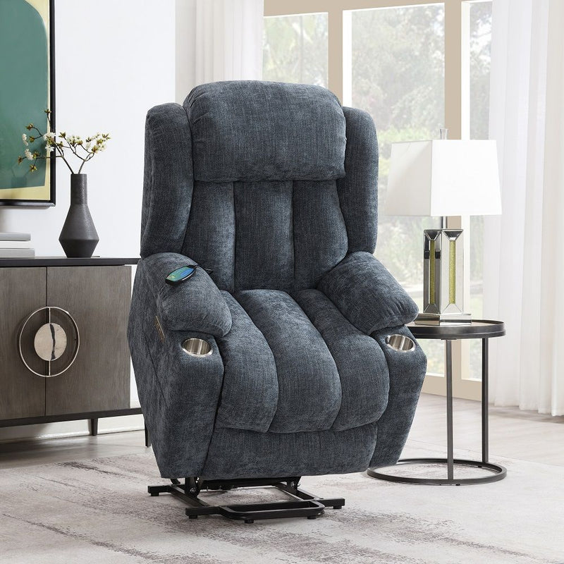 Omarion - Power Recliner With Lift & Heating & Massage