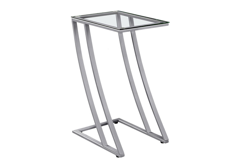 Accent Table, C - Shaped, Sturdy Construction, Contemporary & Modern