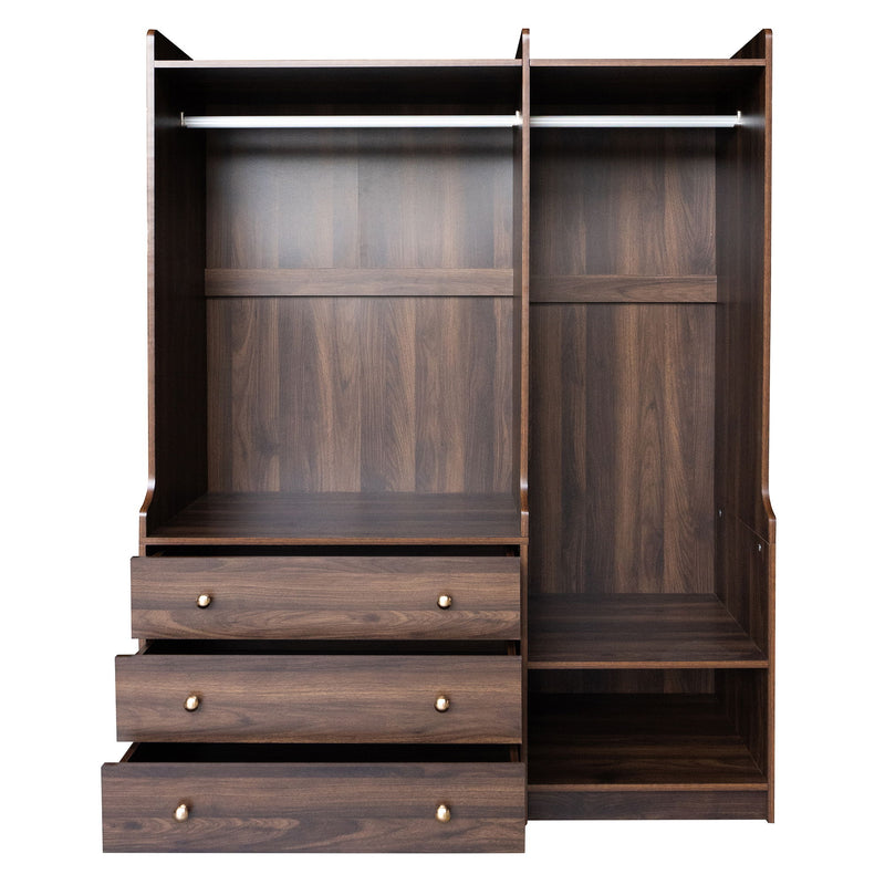 Open Wardrobe Storage For Bedroom