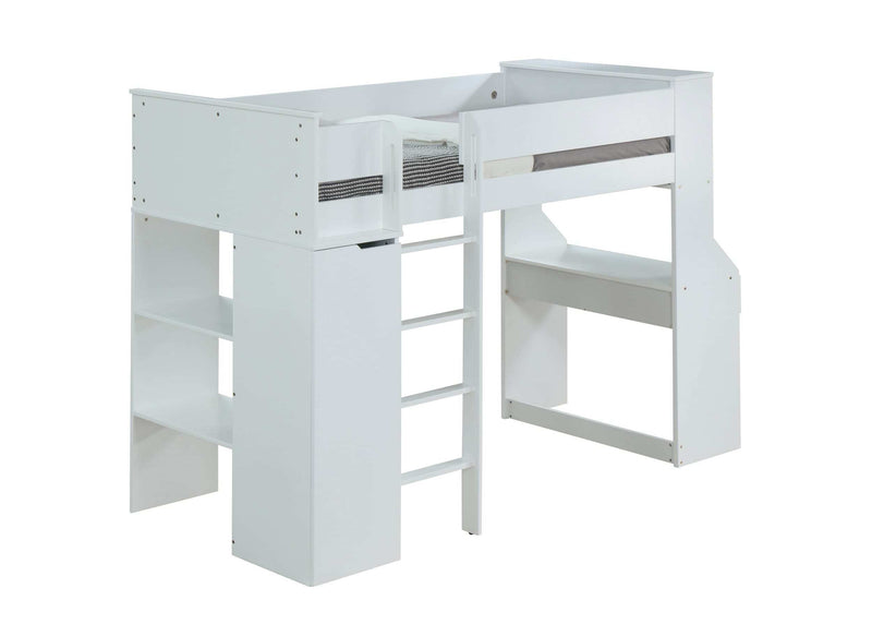 ACME Ragna Loft Bed in White 38060