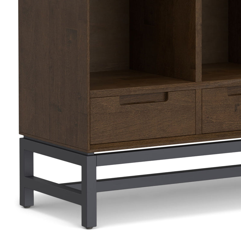 Banting - 9 Cube Bookcase With Drawers - Walnut Brown