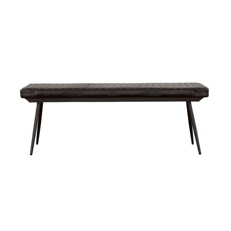 Misty - Leather Upholstered Dining Bench - Antique Espresso - Atlantic Fine Furniture Inc