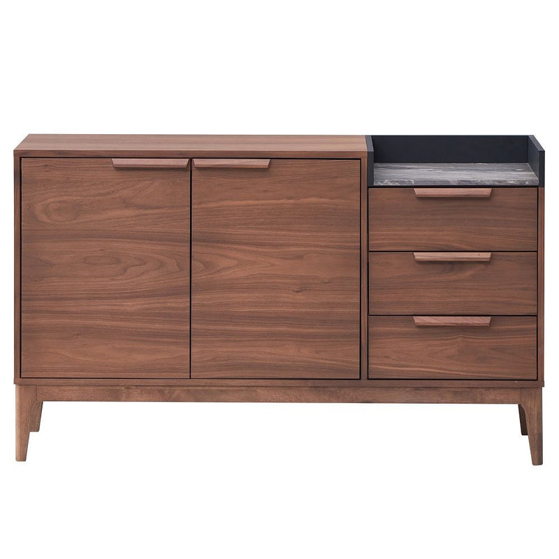 Bevis - Server - Green & Walnut