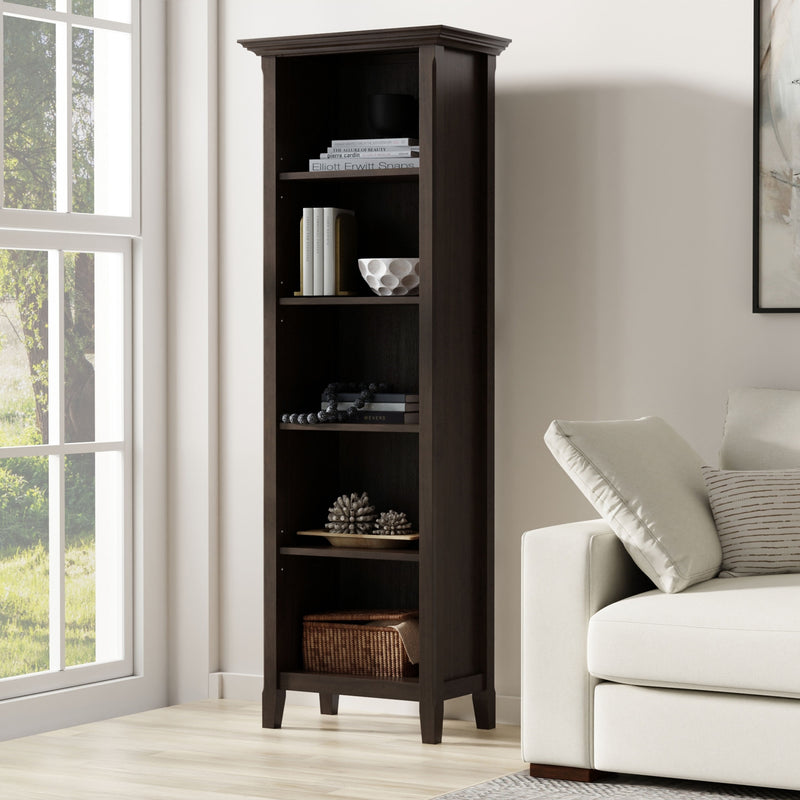 Amherst - 5 Shelf Bookcase - Brown