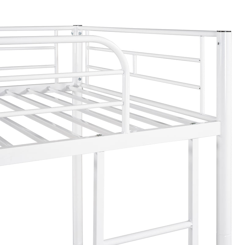 Twin Over Twin Metal Bunk Bed (White)( old sku: MF189201KAA )