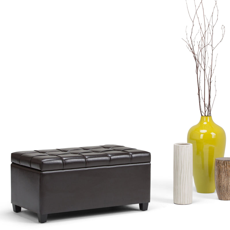 Sienna - Upholstered Storage Ottoman Bench