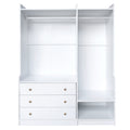 Open Wardrobe Storage For Bedroom