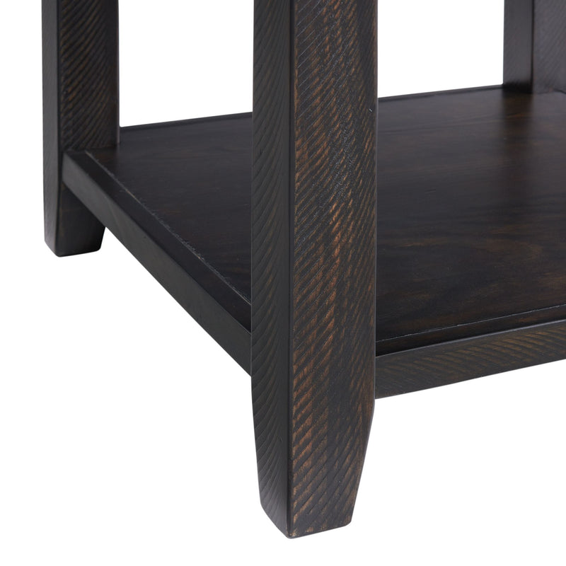 Kendyl - Occasional Chairside Table With Power - Espresso