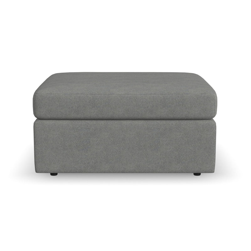 Sky - Stationary Square Cocktail Ottoman - Light Brown