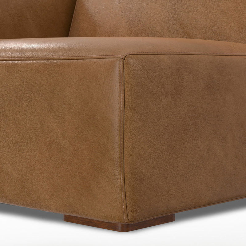 Rex - Left Arm Sofa Module - Brown