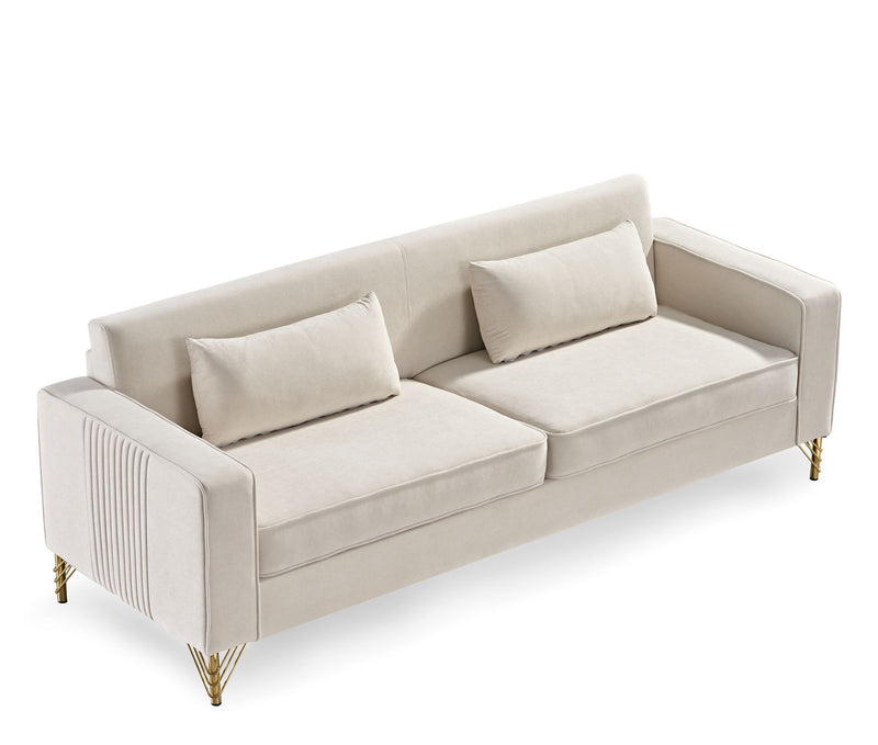 Aesthetic 3 Seater Couch With Classic Modern Appeal And Luxurious Soft Comfort