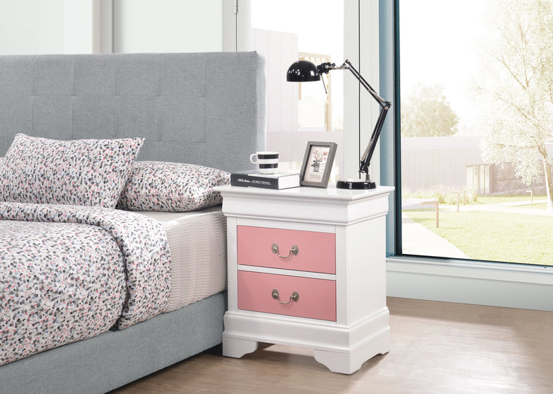 Louis Phillipe - G3193-N Nightstand - Pink