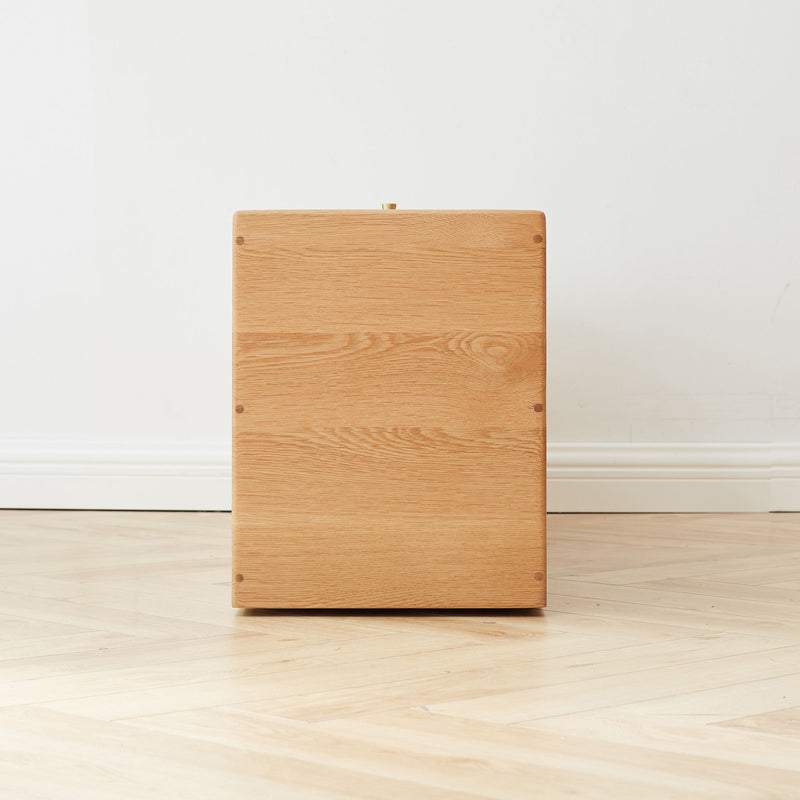 Free-Standing Corner Storage Cabinet For Living Room