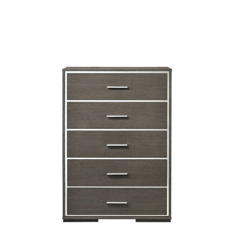 Escher - Chest - Gray Oak - Atlantic Fine Furniture Inc